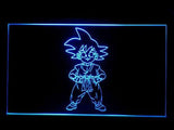 Dragon Ball Z GT Super Saiya Son Goku LED Neon Sign USB - Blue - TheLedHeroes