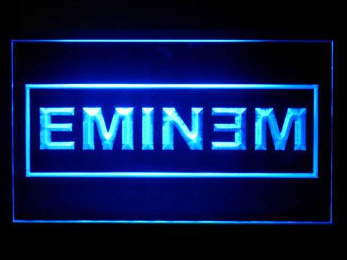 Eminem 2 LED Neon Sign Electrical - Blue - TheLedHeroes