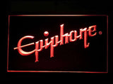 Epiphone Electronic Guitar LED Neon Sign USB - Red - TheLedHeroes