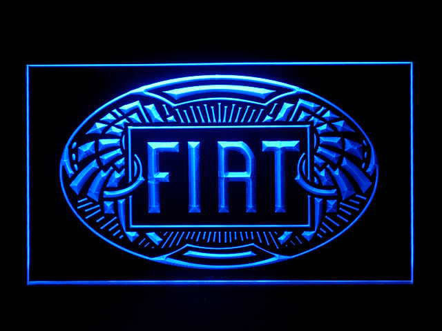 FREE Fiat 2 LED Sign - Blue - TheLedHeroes