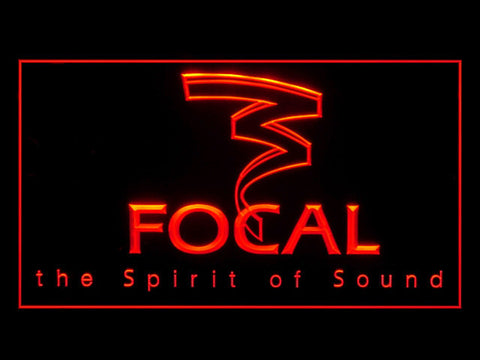 FREE Focal Audio Speaker Theater LED Sign - Red - TheLedHeroes