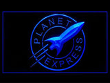 Futurama Planet Express LED Neon Sign USB - Blue - TheLedHeroes