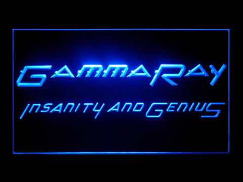 FREE Gamma Ray Insanity And Genius LED Sign - Blue - TheLedHeroes