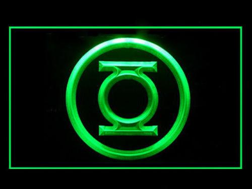 Green Lantern LED Neon Sign USB - Green - TheLedHeroes