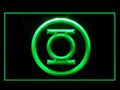 FREE Green Lantern LED Sign - Green - TheLedHeroes