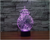 BB-8 3D LED LAMP -  - TheLedHeroes