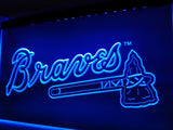 FREE Atlanta Braves LED Sign - Blue - TheLedHeroes