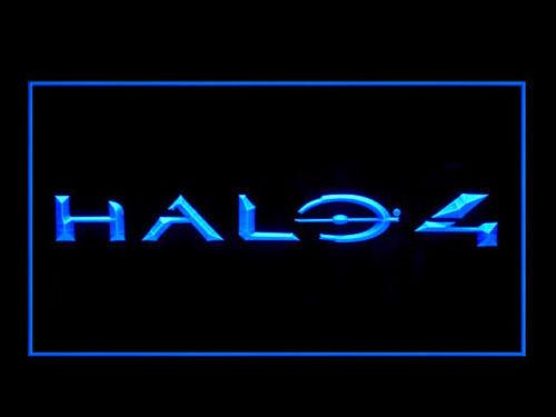 Halo 4 LED Neon Sign USB - Blue - TheLedHeroes