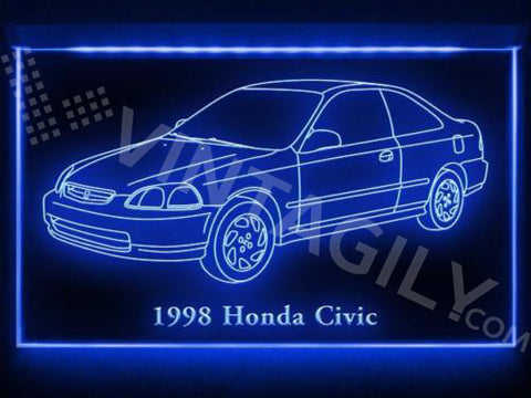FREE Honda Civic 2 LED Sign -  - TheLedHeroes