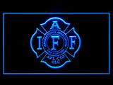 IAFF LED Sign - Blue - TheLedHeroes