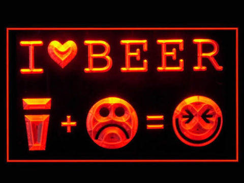 I Love Beer LED Sign -  - TheLedHeroes