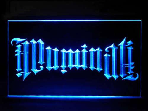 Illuminati Illuminus Organisation LED Neon Sign USB - Blue - TheLedHeroes