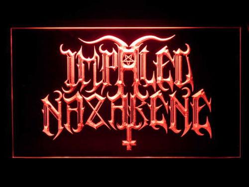 Impaled Nazarene LED Neon Sign USB - Red - TheLedHeroes