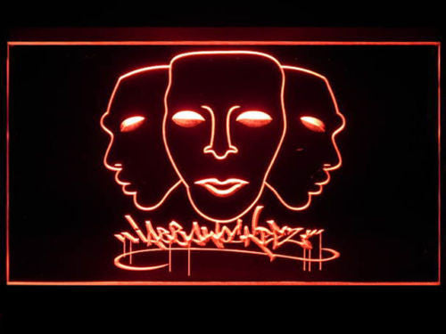 Jabbawockeez 2 LED Sign - Red - TheLedHeroes