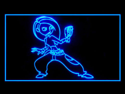 FREE Kim Possible LED Sign - Blue - TheLedHeroes