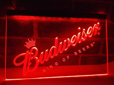 Budweiser King of Beer LED Neon Sign Electrical -  - TheLedHeroes