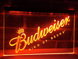 FREE Budweiser King of Beer LED Sign - Orange - TheLedHeroes