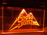 Coors Light Beer LED Neon Sign Electrical - Orange - TheLedHeroes