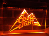 FREE Coors Light Beer LED Sign - Orange - TheLedHeroes