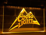 Coors Light Beer LED Neon Sign USB - Yellow - TheLedHeroes