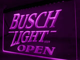 FREE Busch Light Open LED Sign - Purple - TheLedHeroes