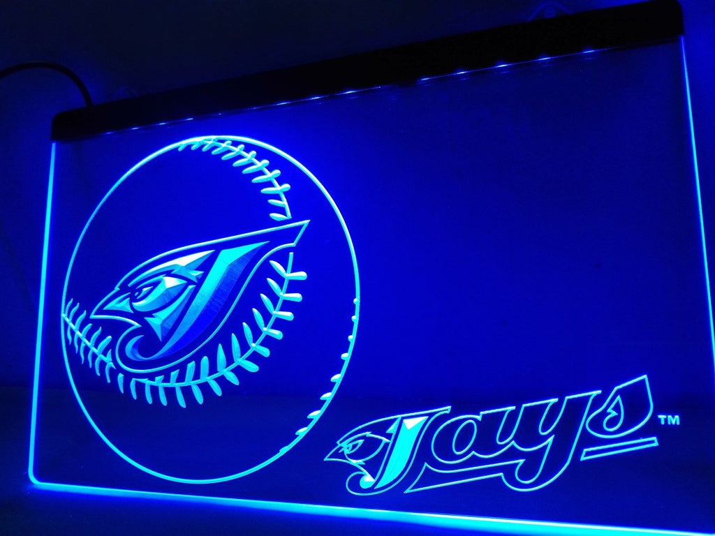 Toronto Blue Jays (2) LED Neon Sign Electrical - Blue - TheLedHeroes