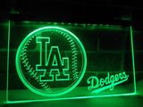 FREE Los Angeles Dodgers (2) LED Sign - Green - TheLedHeroes