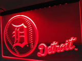 Detroit Tigers Baseball LED Neon Sign Electrical - Red - TheLedHeroes
