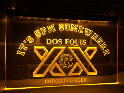 FREE Dos Equis It's 5pm Somewhere LED Sign -  - TheLedHeroes