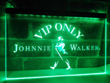 Johnnie Walker Whiskey VIP Only LED Neon Sign USB - Green - TheLedHeroes