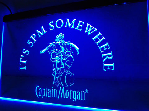 FREE Captain Morgan It's 5 pm Somewhere LED Sign -  - TheLedHeroes