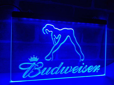 Budweiser Girl LED Neon Sign Electrical -  - TheLedHeroes