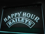 Baileys Happy Hour  LED Neon Sign USB - White - TheLedHeroes