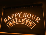 Baileys Happy Hour  LED Neon Sign USB - Orange - TheLedHeroes