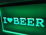 FREE I Love Beer Bar Pub LED Sign - Green - TheLedHeroes