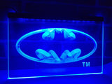 Batman Hero Man Cave LED Neon Sign Electrical - Blue - TheLedHeroes