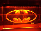 Batman Hero Man Cave LED Neon Sign USB - Orange - TheLedHeroes