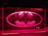 Batman Hero Man Cave LED Neon Sign USB - Purple - TheLedHeroes