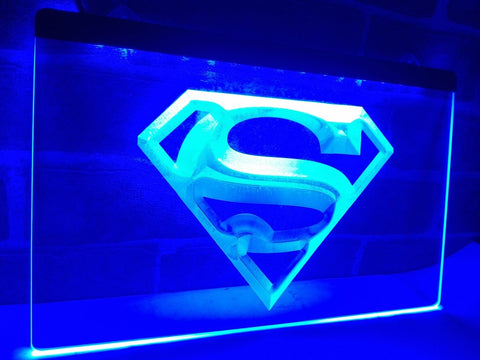 Superman Hero Cave LED Neon Sign Electrical -  - TheLedHeroes