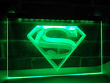 Superman Hero Cave LED Neon Sign USB - Green - TheLedHeroes