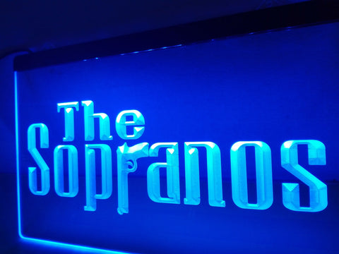 The Sopranos LED Sign - Blue - TheLedHeroes