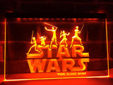FREE Star Wars The Clone Wars LED Sign - Orange - TheLedHeroes