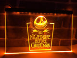 The Nightmare Before Christmas (3) LED Neon Sign Electrical - Orange - TheLedHeroes