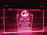 FREE The Nightmare Before Christmas (3) LED Sign - Purple - TheLedHeroes
