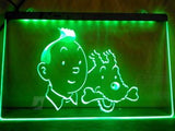 The Adventures of Tintin LED Neon Sign Electrical - Green - TheLedHeroes