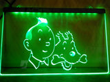 FREE The Adventures of Tintin LED Sign - Green - TheLedHeroes