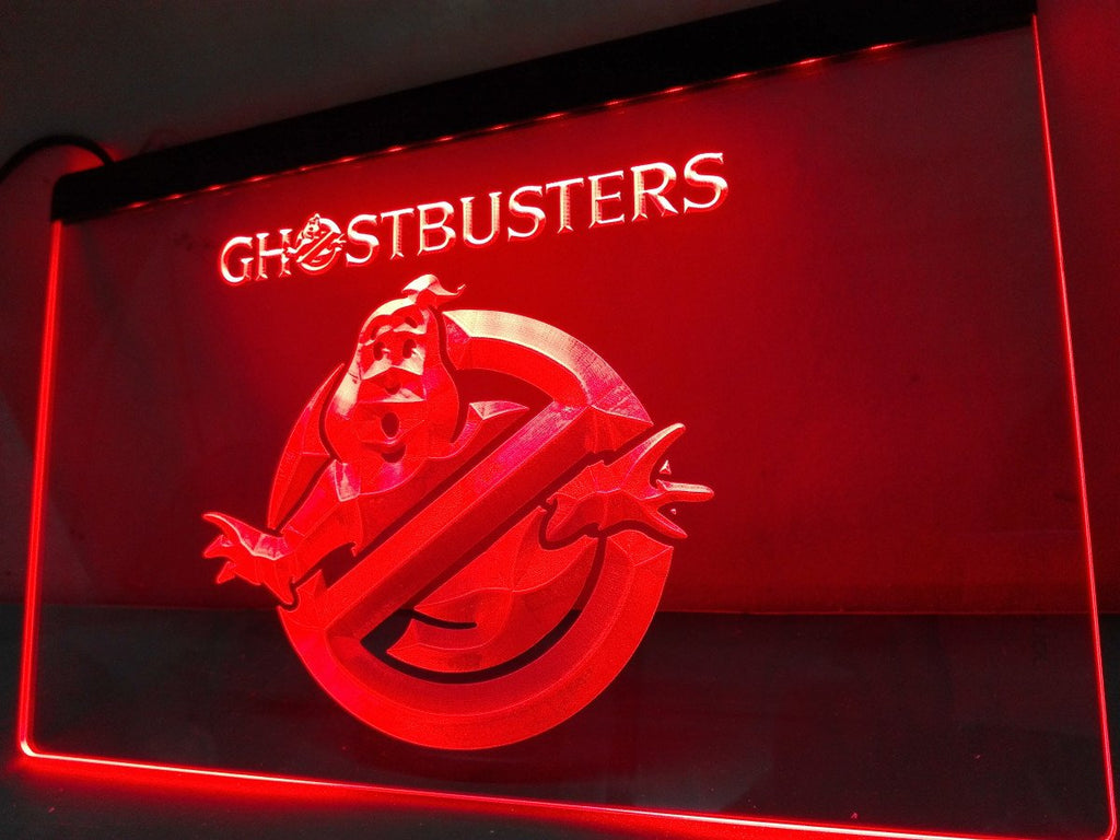 Ghostbusters LED Neon Sign USB - Red - TheLedHeroes