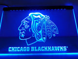 Chicago Blackhawks LED Neon Sign Electrical - Blue - TheLedHeroes