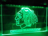 Chicago Blackhawks LED Sign - Green - TheLedHeroes