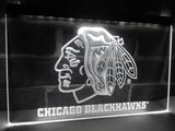 Chicago Blackhawks LED Sign - White - TheLedHeroes